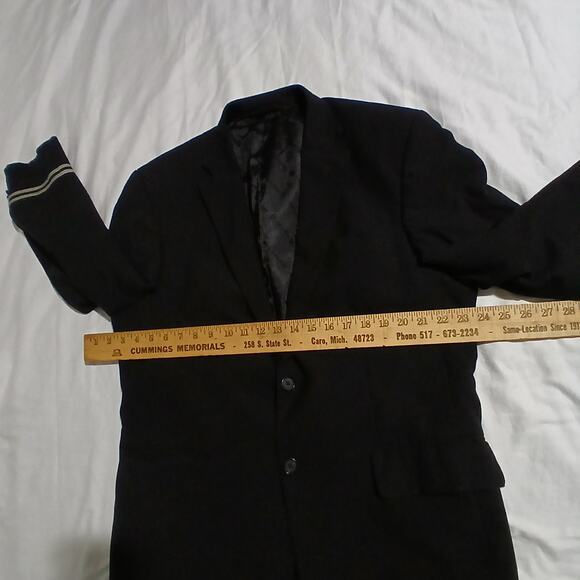 Authentic United Airlines Pilots Blazer 42 Reg Poly/Wool/Spandex Fully-Lined - Picture 7 of 10